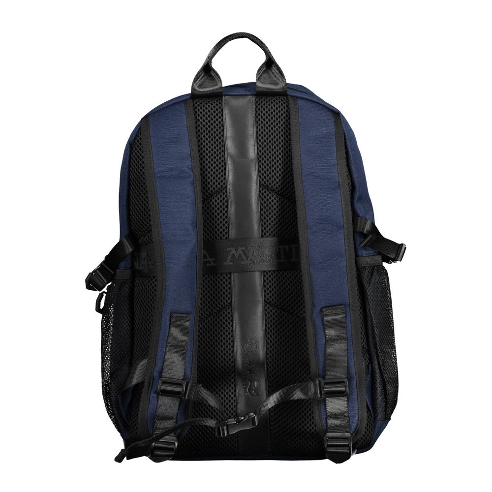 La Martina Blue Polyester Men Backpack -   -  La Martina.