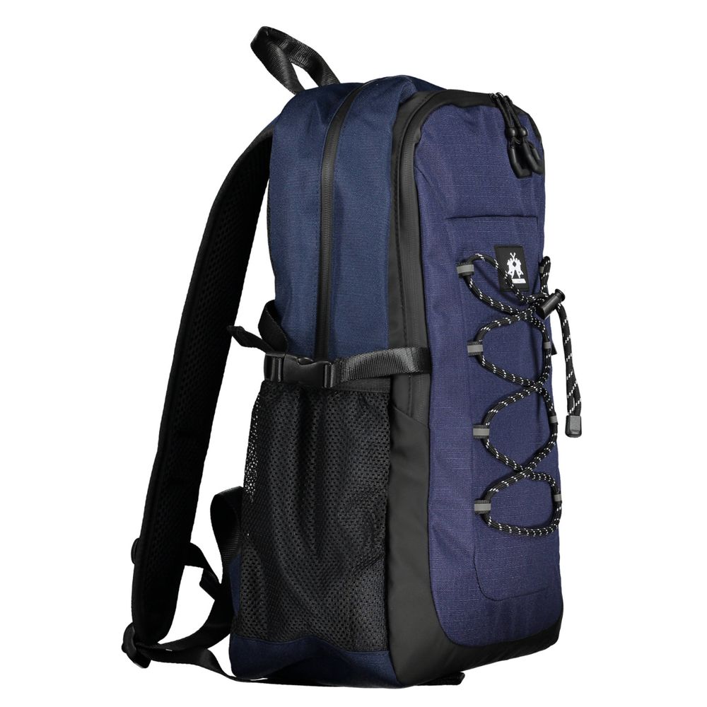 La Martina Blue Polyester Men Backpack -   -  La Martina.