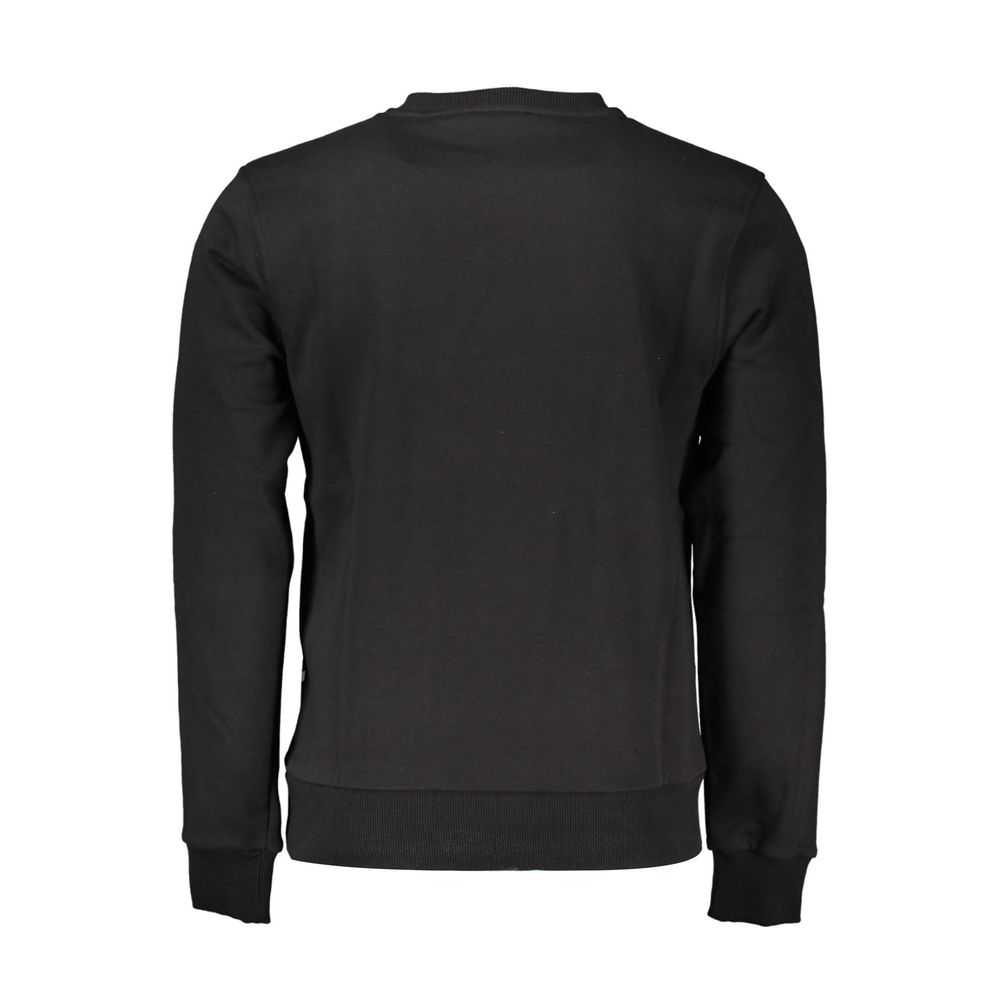 Cavalli Class Black Cotton Men Sweater -   -  Cavalli Class.