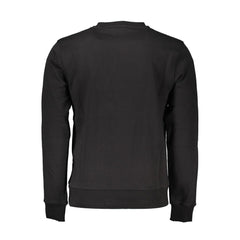 Cavalli Class Black Cotton Men Sweater -   -  Cavalli Class.