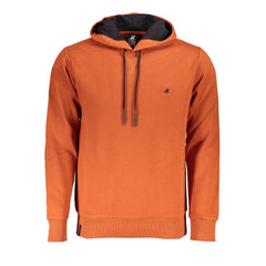U.S. Grand Polo Elegant Bronze Hooded Sweatshirt with Embroidery -   -  U.S. Grand Polo.