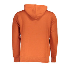 U.S. Grand Polo Elegant Bronze Hooded Sweatshirt with Embroidery -   -  U.S. Grand Polo.