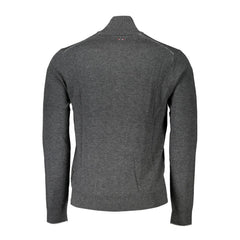 Napapijri Gray Fabric Men Sweater -   -  Napapijri.