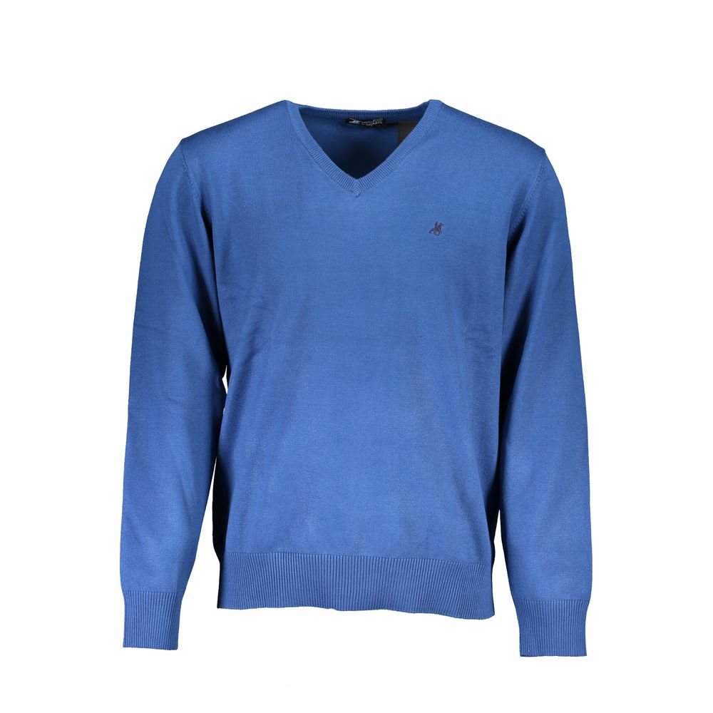 U.S. Grand Polo Blue Nylon Sweater -   -  U.S. Grand Polo.