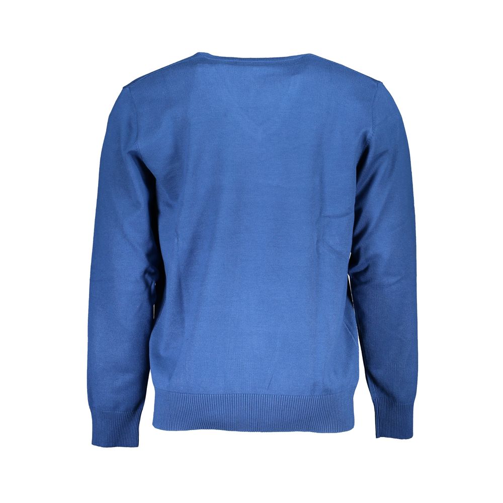 U.S. Grand Polo Blue Nylon Sweater -   -  U.S. Grand Polo.