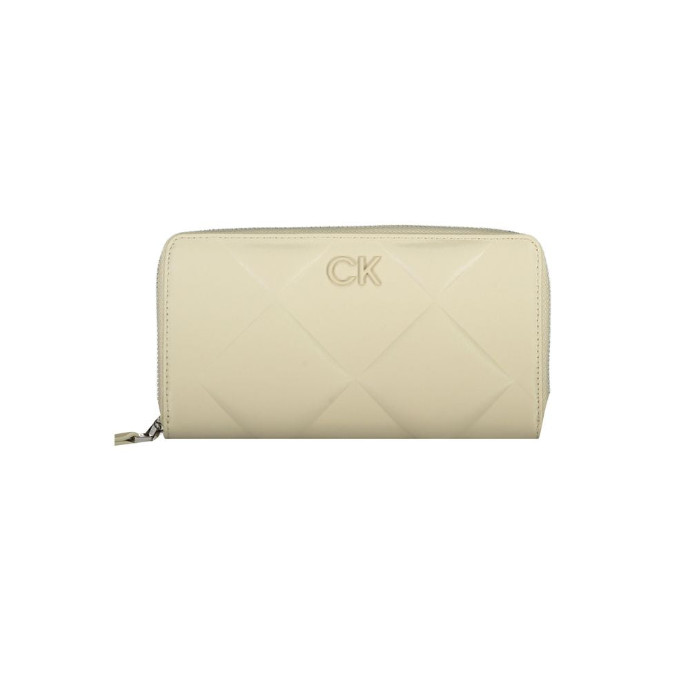 Calvin Klein Beige Polyester Wallet -   -  Calvin Klein.