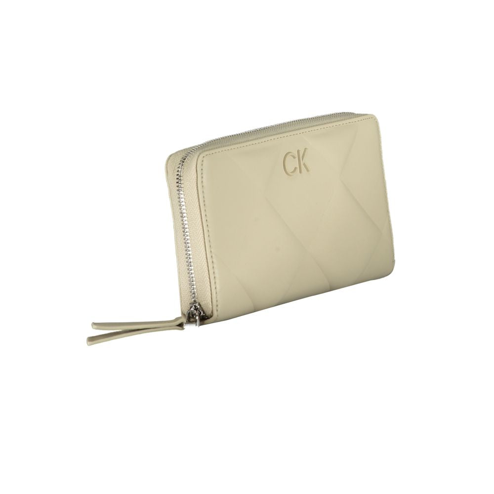 Calvin Klein Beige Polyester Wallet -   -  Calvin Klein.