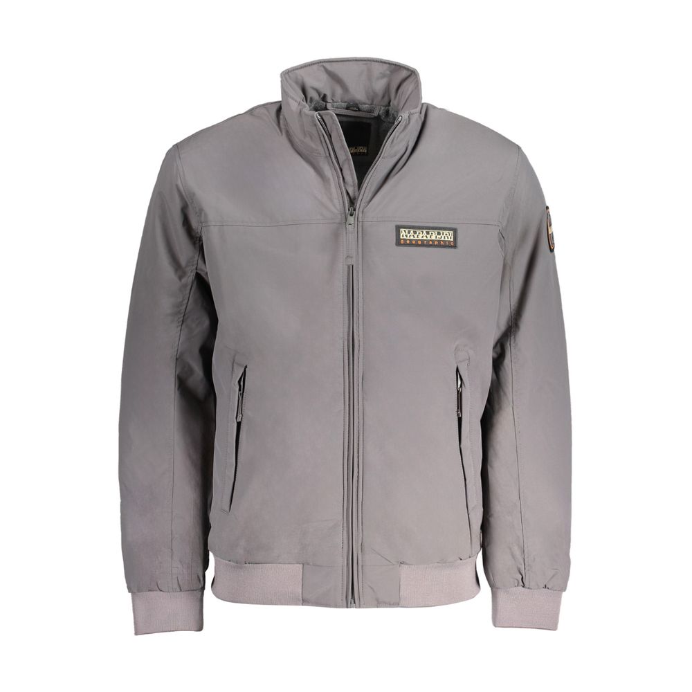 Napapijri Gray Polyamide Jacket -   -  Napapijri.