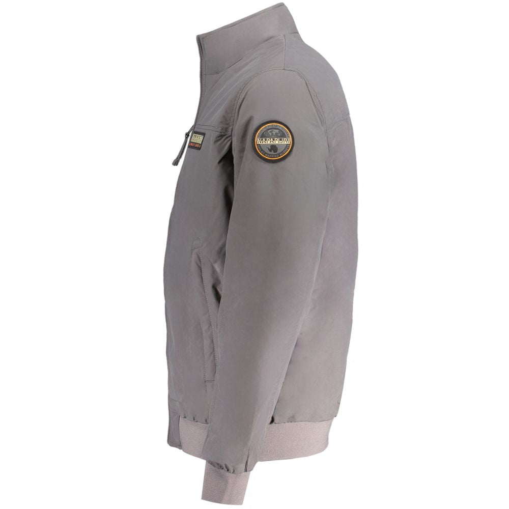 Napapijri Gray Polyamide Jacket -   -  Napapijri.