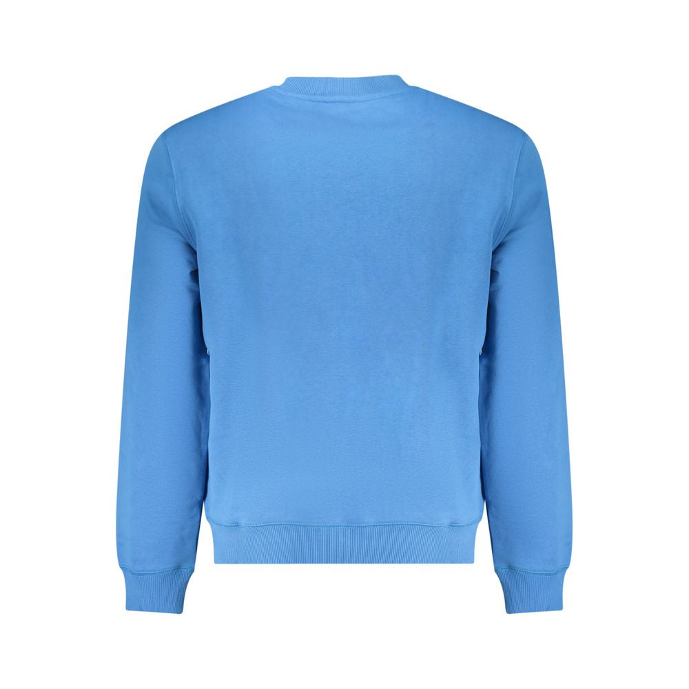 Napapijri Light Blue Cotton Men Sweater -   -  Napapijri.