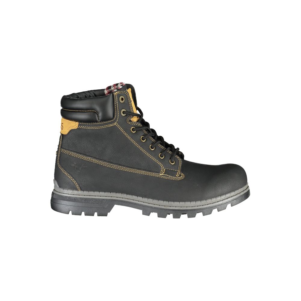 Carrera Sleek Lace-Up Boots with Contrast Accents -   -  Carrera.