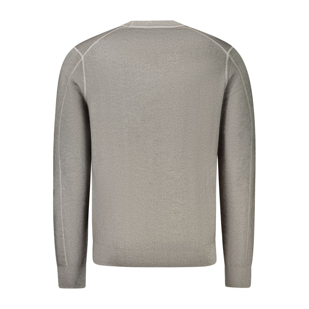 Hugo Boss Gray Wool Mens Sweater -   -  Hugo Boss.