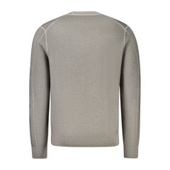 Hugo Boss Gray Wool Mens Sweater -   -  Hugo Boss.