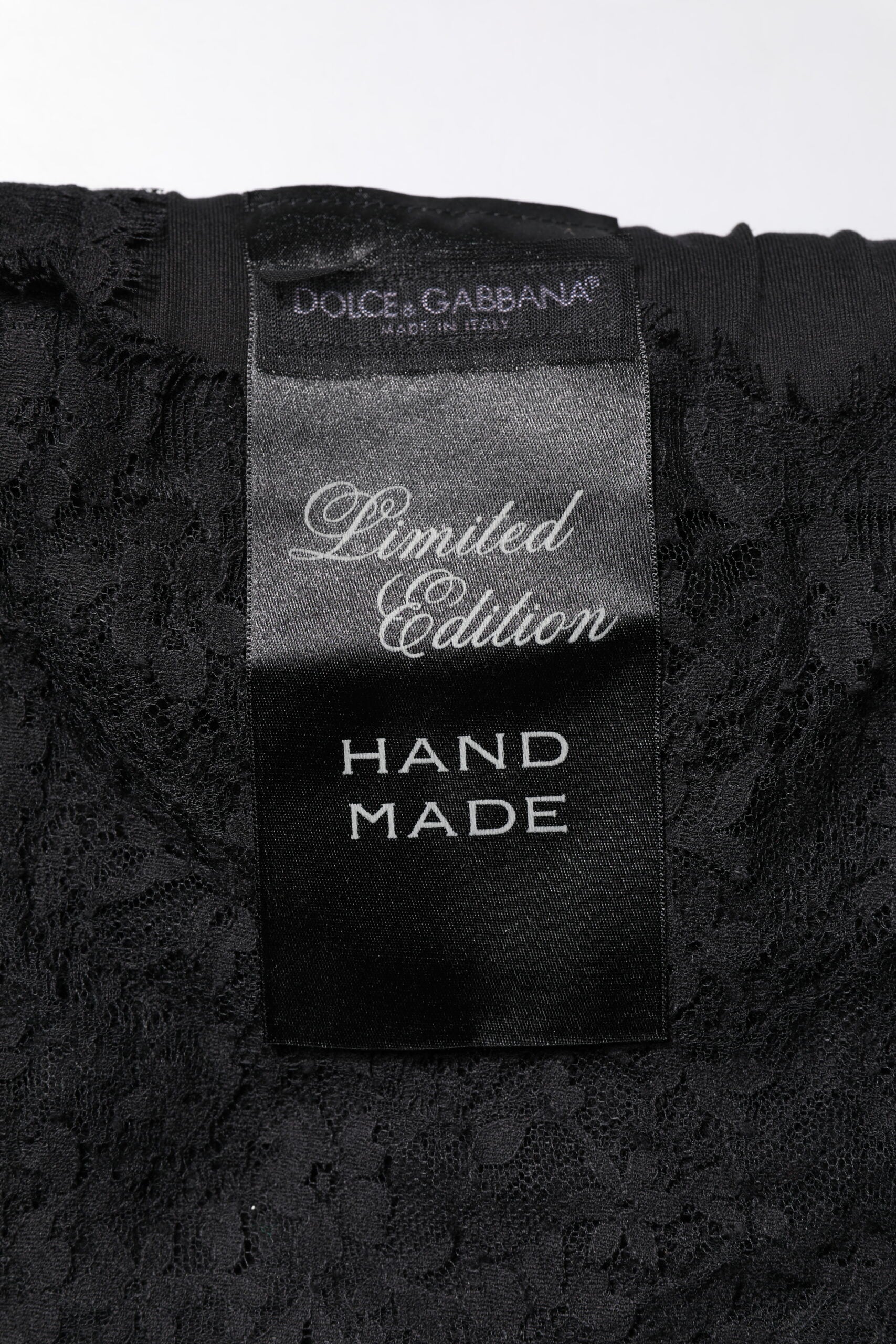 Dolce & Gabbana Black Lace Sheer Sacred Heart Crew Neck Top -   -  Dolce & Gabbana.