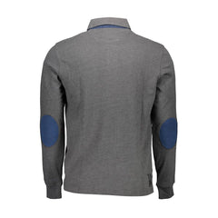 U.S. POLO ASSN. Gray Cotton Men Polo Shirt -   -  U.S. POLO ASSN..