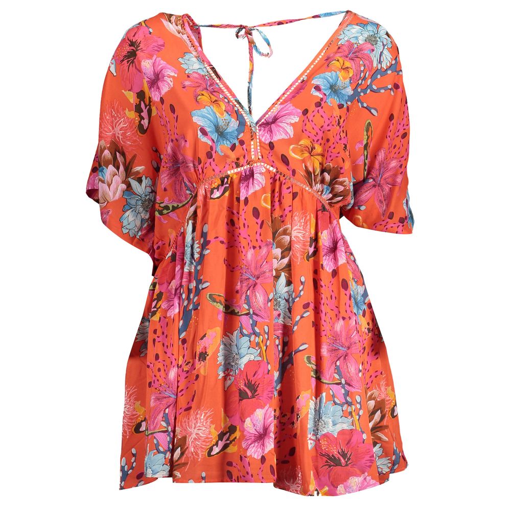 Desigual Red Viscose Women Dress -   -  Desigual.
