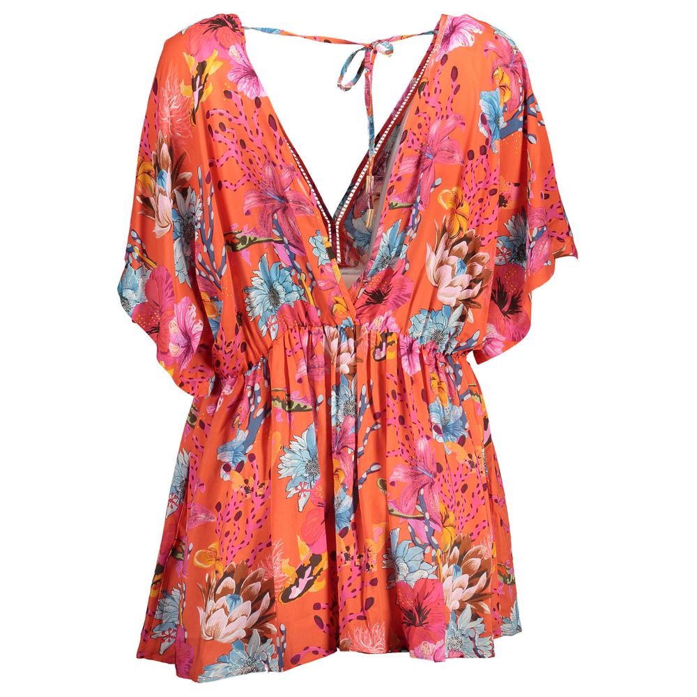 Desigual Red Viscose Women Dress -   -  Desigual.