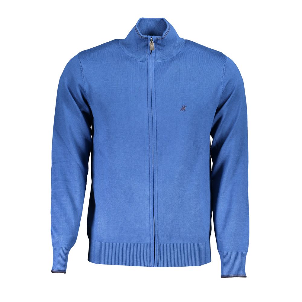 U.S. Grand Polo Elegant Long Sleeve Zip Cardigan with Embroidery -   -  U.S. Grand Polo.