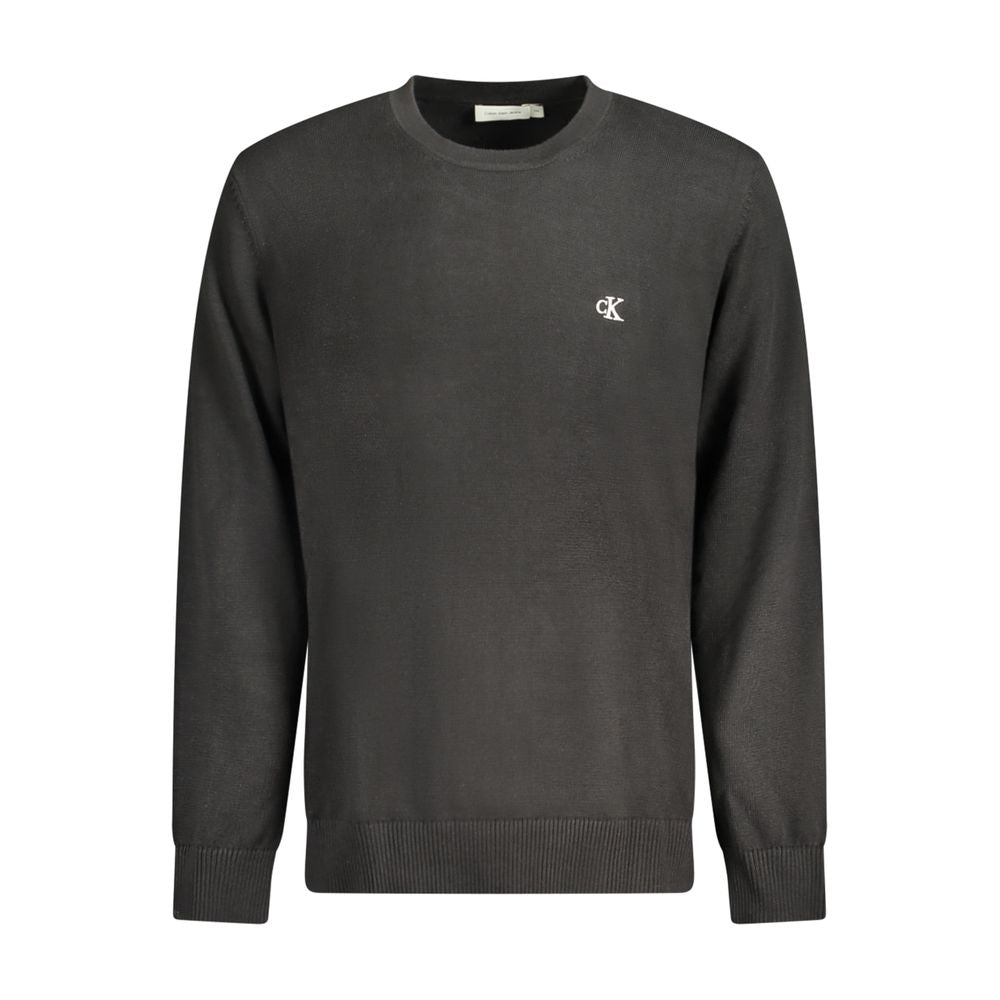 Calvin Klein Black Cotton Men Sweater -   -  Calvin Klein.