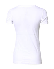 Dolce & Gabbana White Cotton Crew Neck Short Sleeves T-shirt -   -  Dolce & Gabbana.