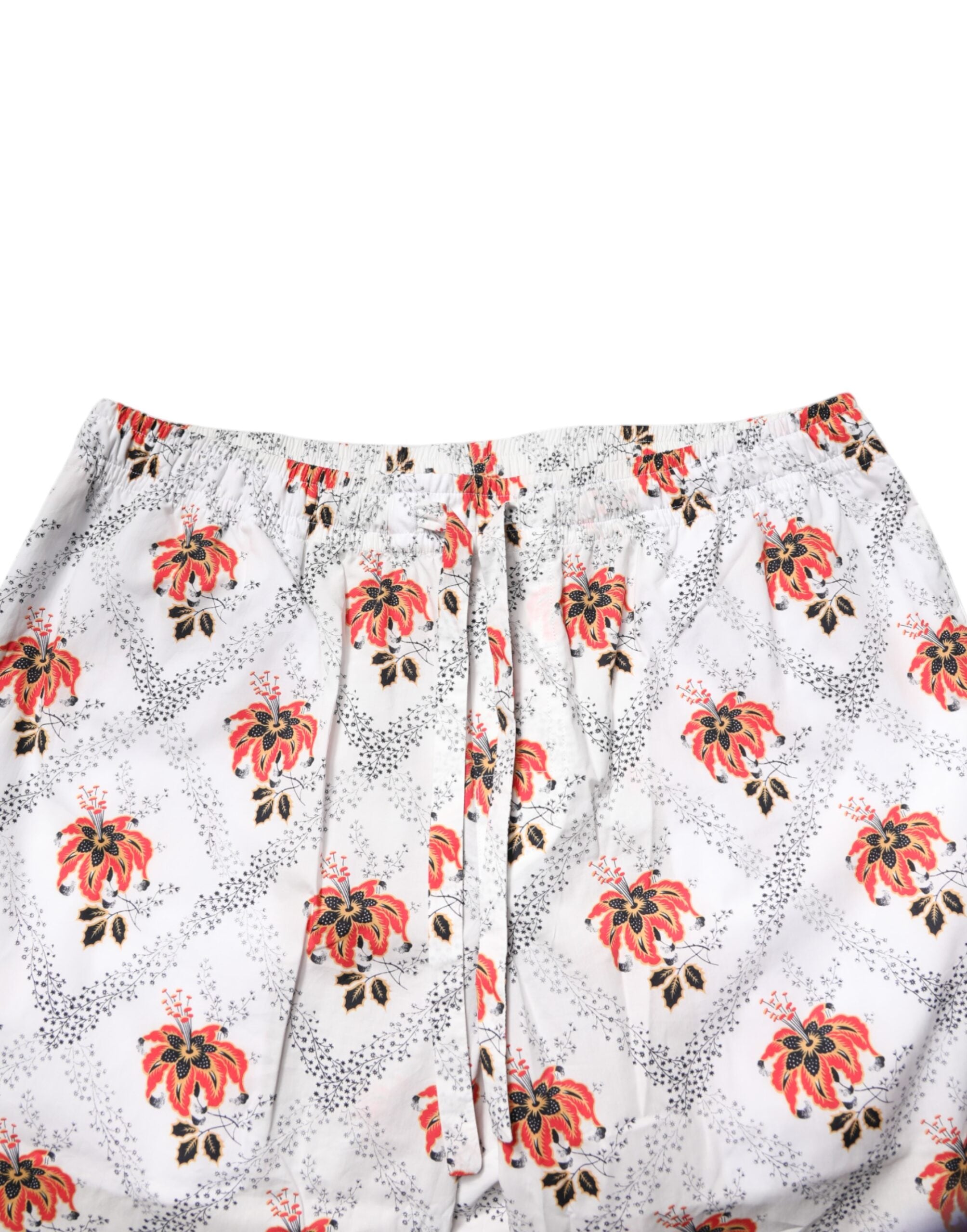 Dolce & Gabbana Multicolor Floral Print Cotton Pajama Set Sleepwear -   -  Dolce & Gabbana.
