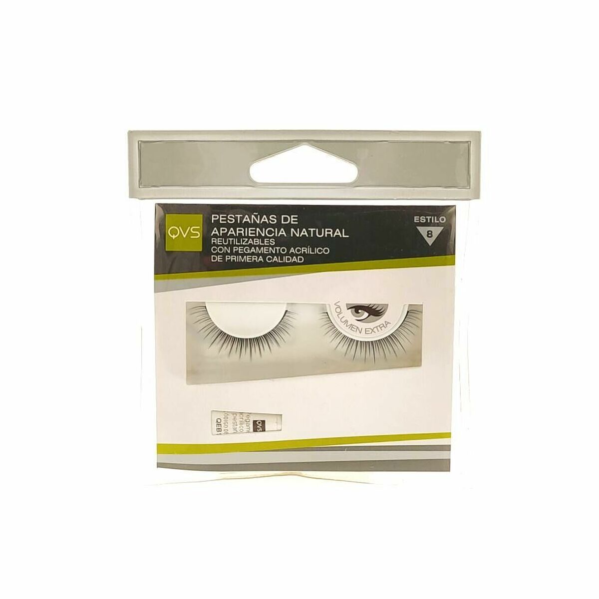 False Eyelashes QVS Natural Estilo8 -  Beauty, Utensils and accessories -  QVS.