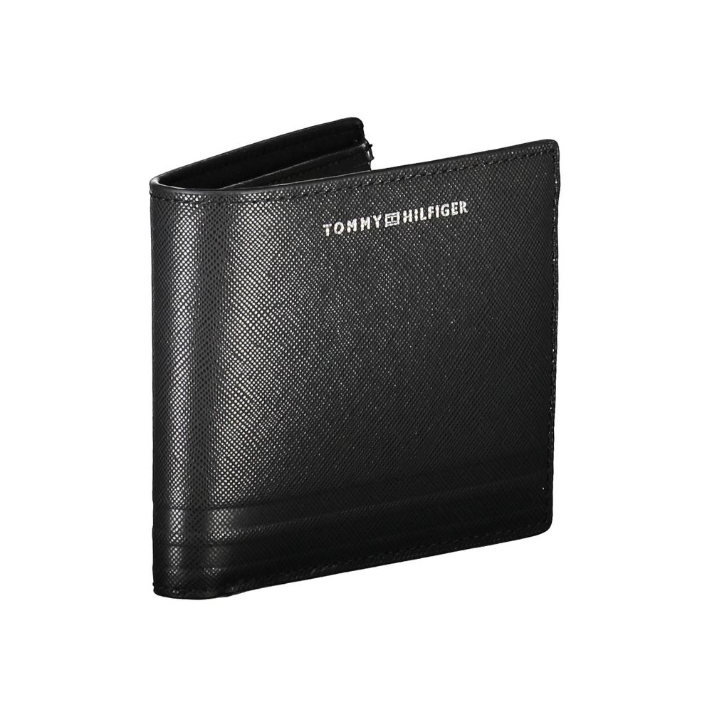 Tommy Hilfiger Black Leather Men Wallet -  Leather Wallet for Men -  Tommy Hilfiger.