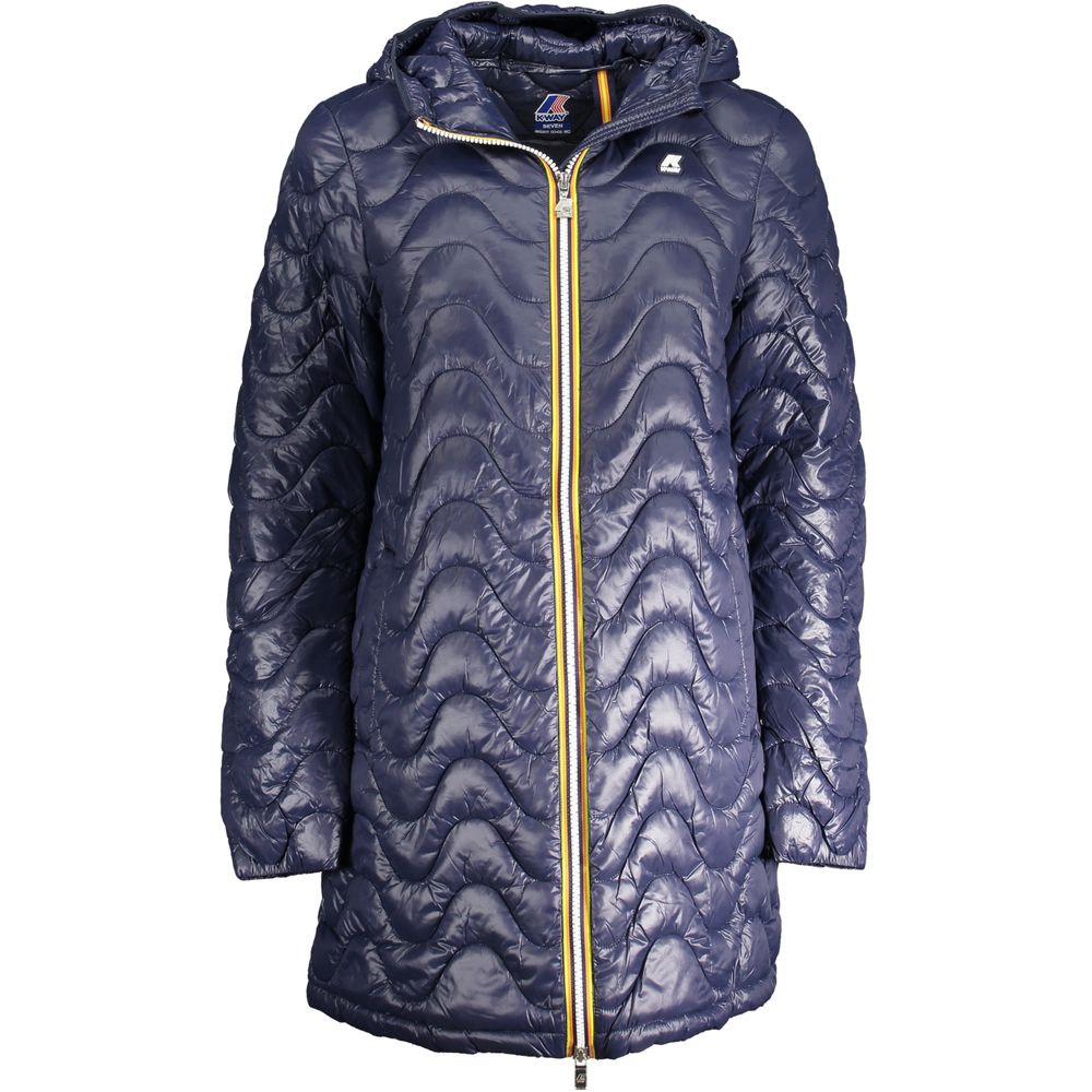K-WAY Blue Polyamide Jackets & Coat -   -  K-WAY.
