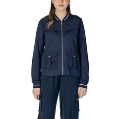 Liu Jo Blue Viscose Sweatshirt -   -  Liu Jo.