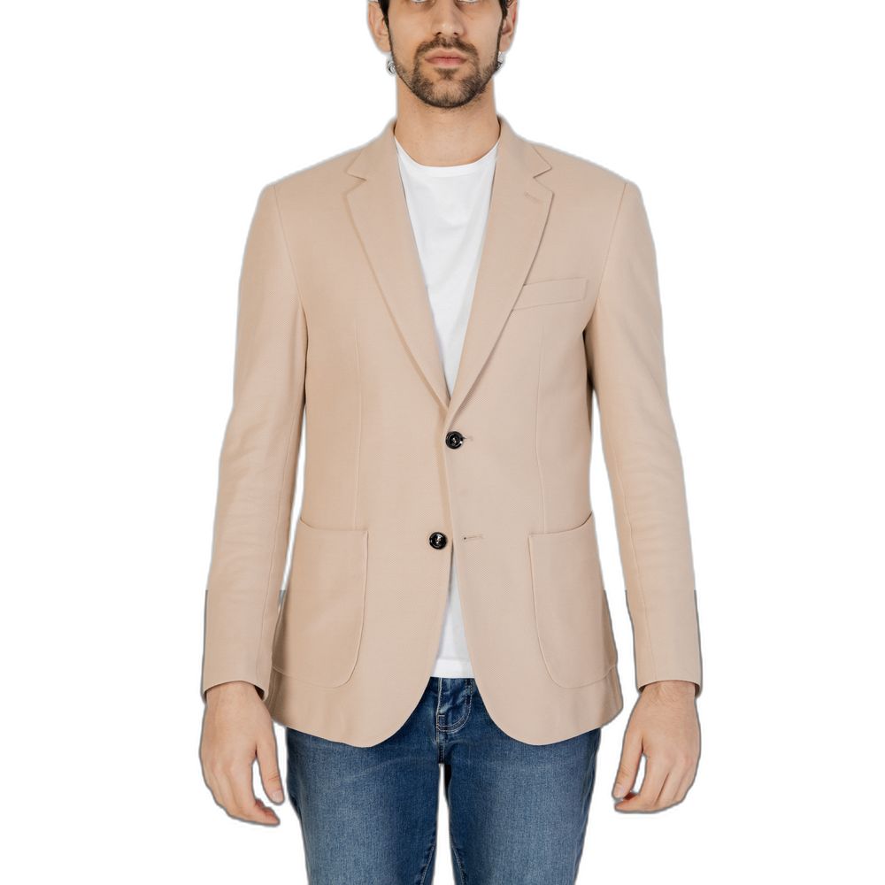 Liu Jo Beige Cotton Blazer -   -  Liu Jo.