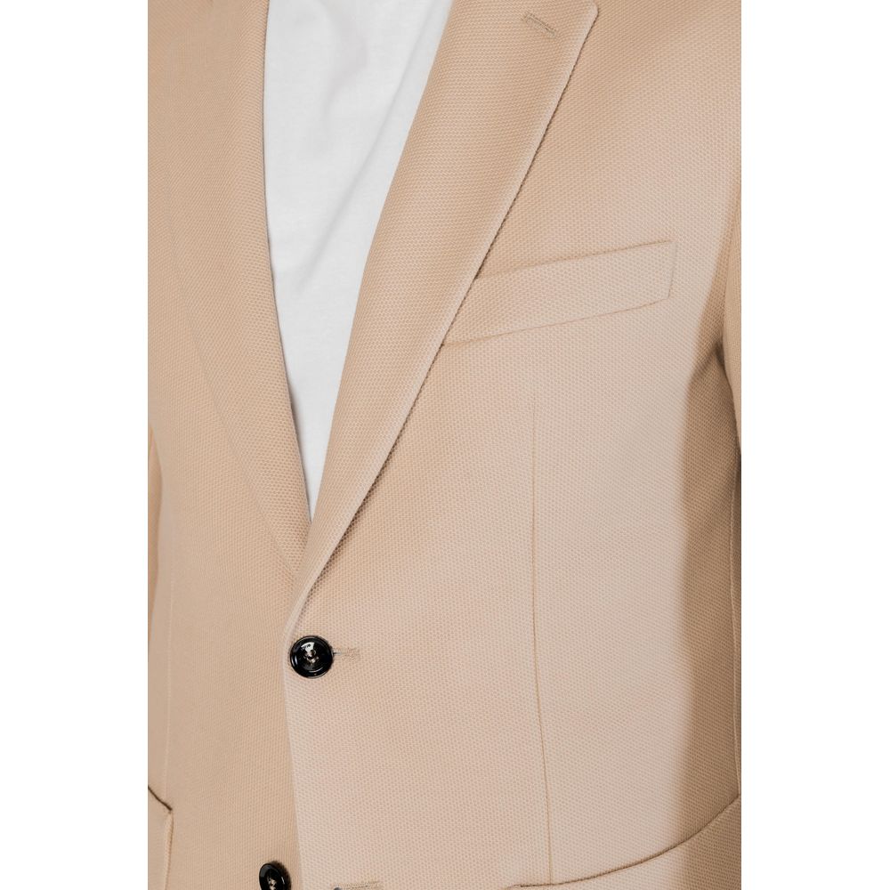 Liu Jo Beige Cotton Blazer -   -  Liu Jo.