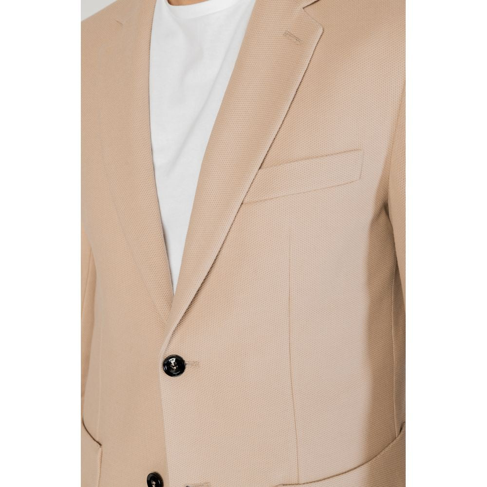 Liu Jo Beige Cotton Blazer -   -  Liu Jo.