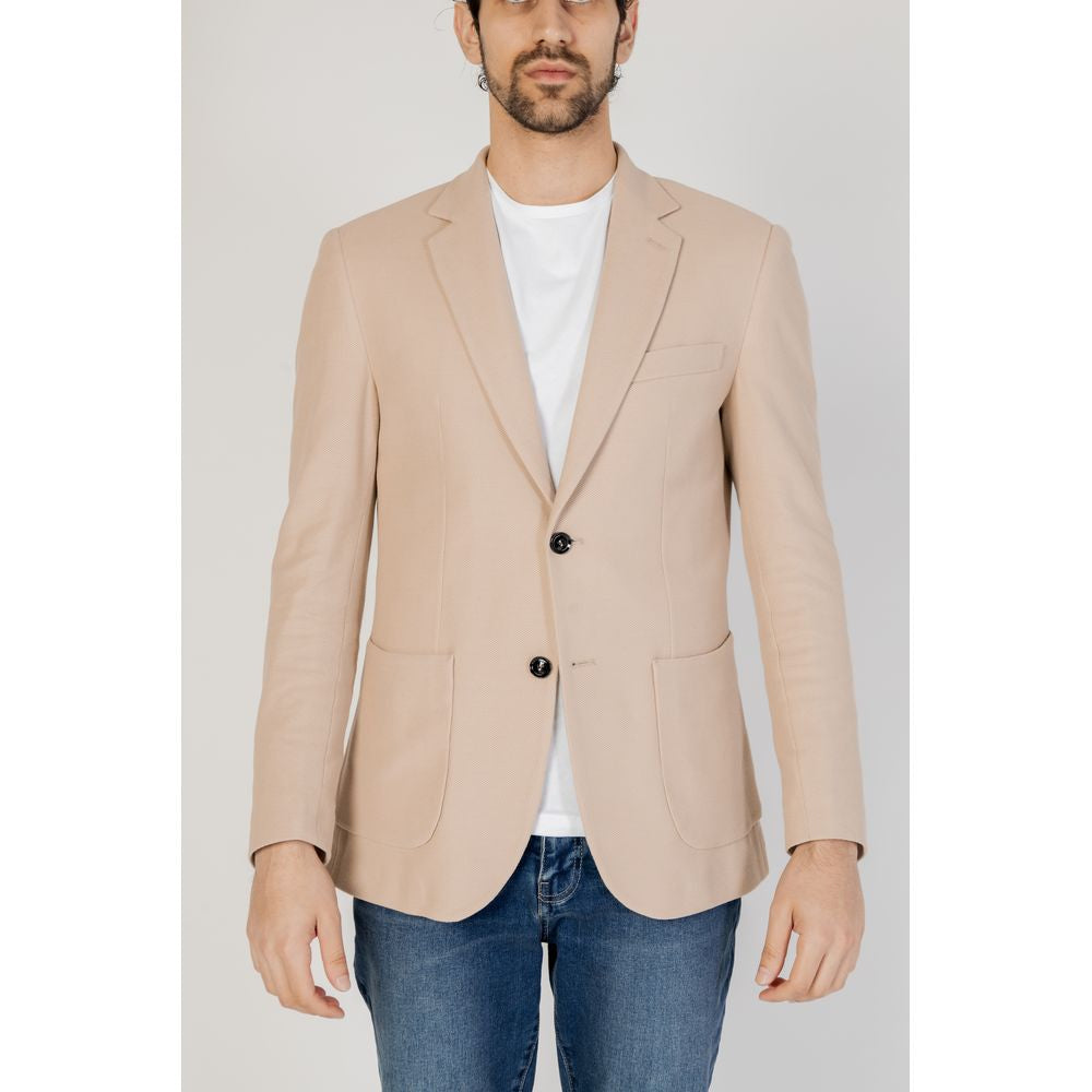 Liu Jo Beige Cotton Blazer -   -  Liu Jo.