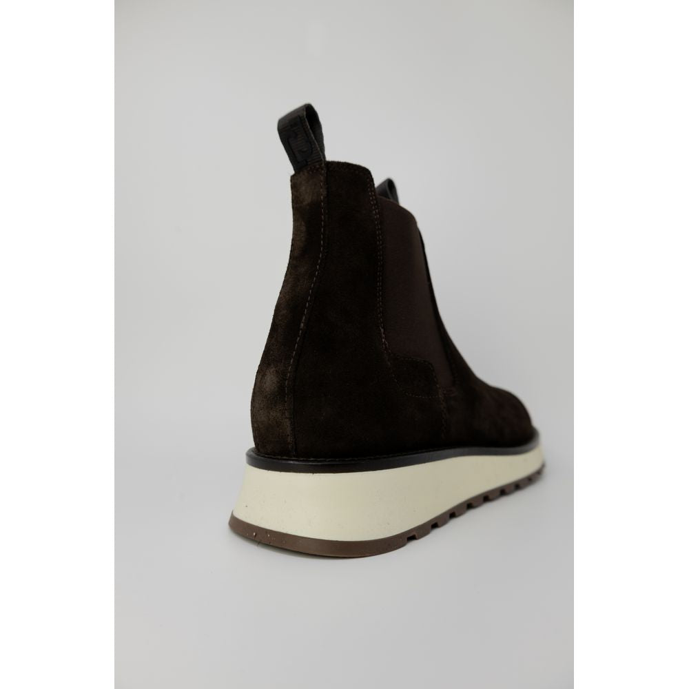 Liu Jo Brown Suede Leather Boot -   -  Liu Jo.