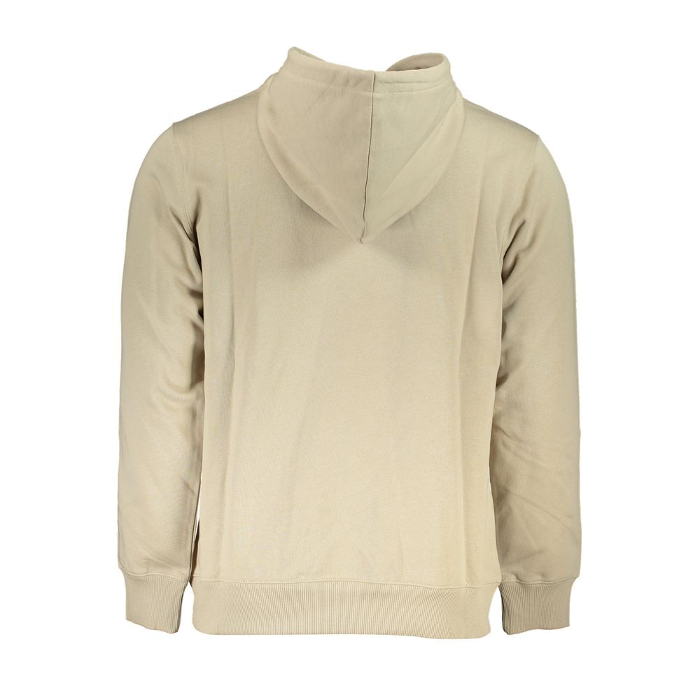 Calvin Klein Beige Hooded Cotton Sweatshirt -   -  Calvin Klein.