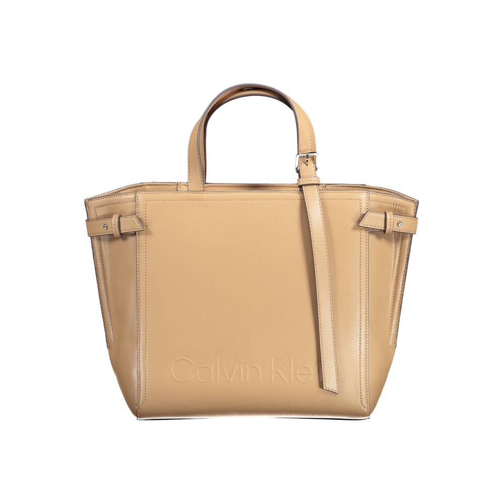 Calvin Klein Brown Polyester Women Handbag -   -  Calvin Klein.