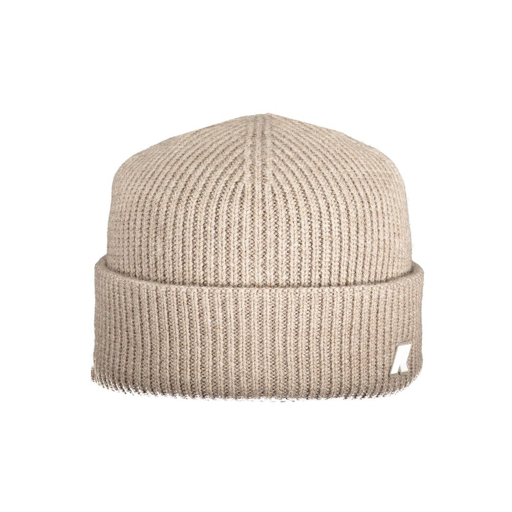 K-WAY Beige Wool Men Cap -   -  K-WAY.