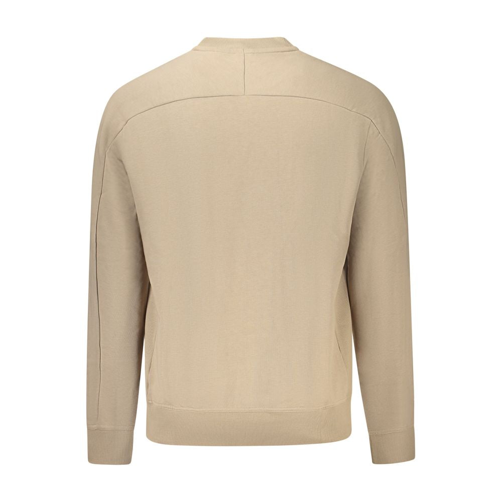 Hugo Boss Beige Cotton Men Sweater -   -  Hugo Boss.