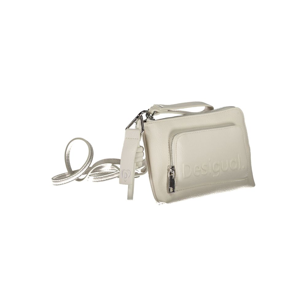 Desigual White Polyethylene Handbag -   -  Desigual.