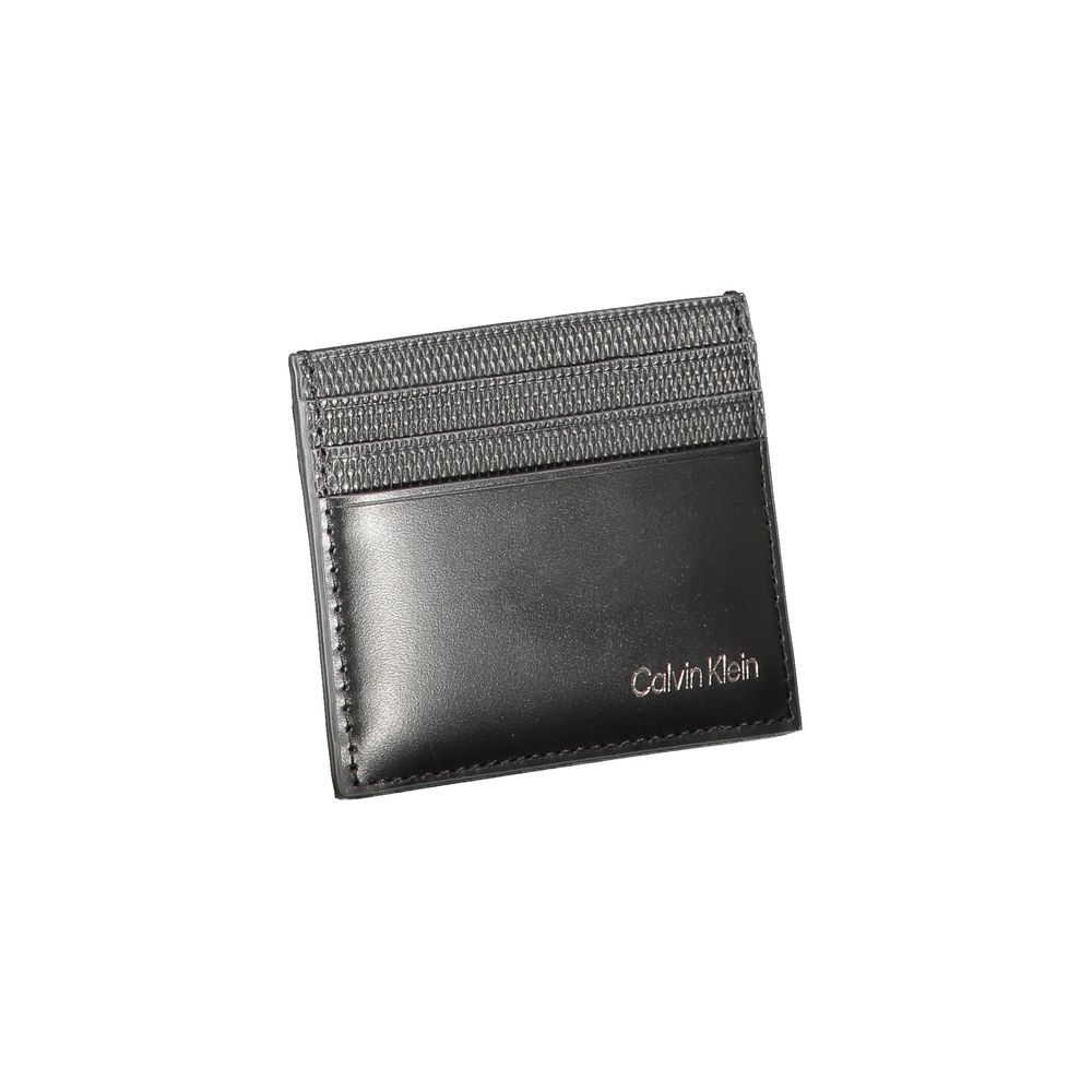 Calvin Klein Black Leather Wallet -  Wallets for Men -  Calvin Klein.