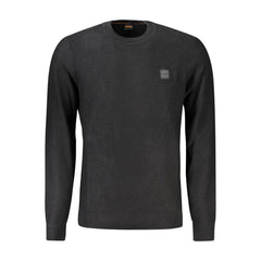 Hugo Boss Black Cotton Men Sweater -   -  Hugo Boss.