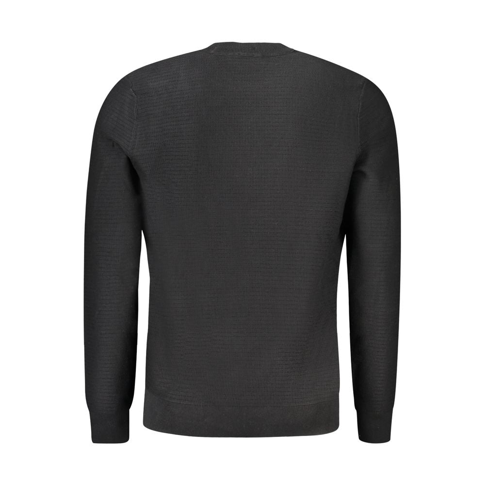 Hugo Boss Black Cotton Men Sweater -   -  Hugo Boss.