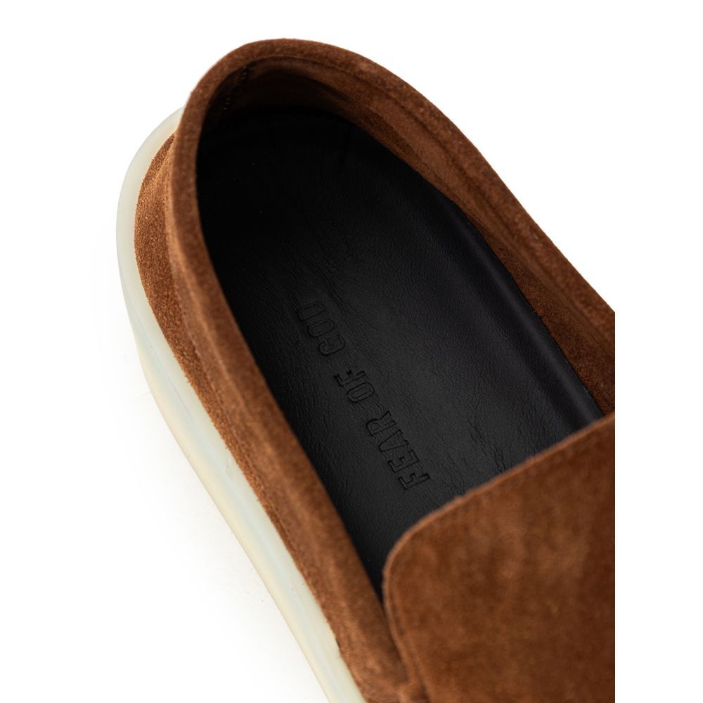 Fear Of God Brown Leather Slip-On Loafer -   -  Fear Of God.
