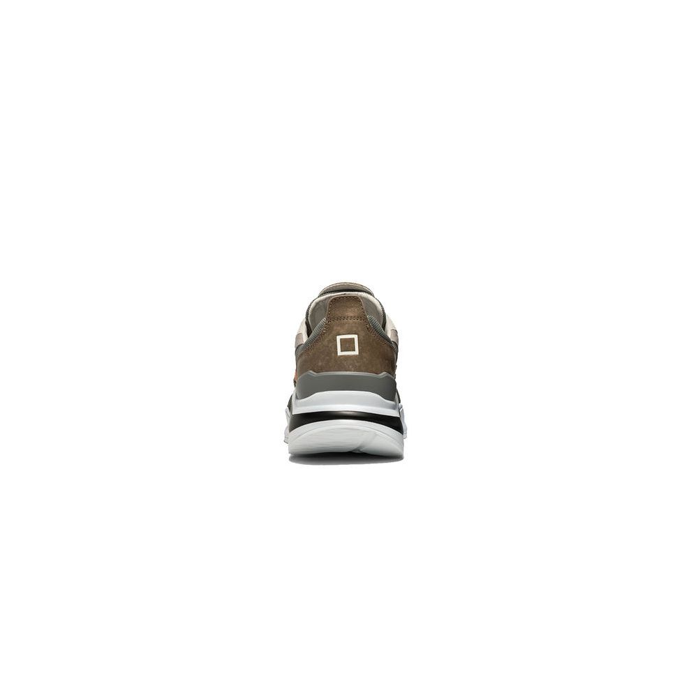 D.A.T.E Gray Leather Sneaker -   -  D.A.T.E.