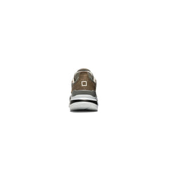 D.A.T.E Gray Leather Sneaker -   -  D.A.T.E.