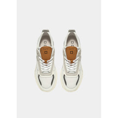 D.A.T.E White Leather Sneaker -   -  D.A.T.E.
