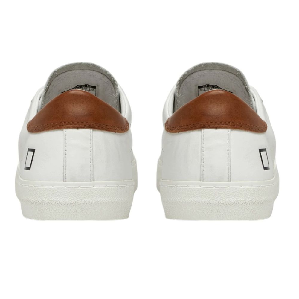 D.A.T.E White Leather Sneaker -   -  D.A.T.E.