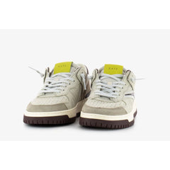 D.A.T.E Beige Leather Sneaker -   -  D.A.T.E.
