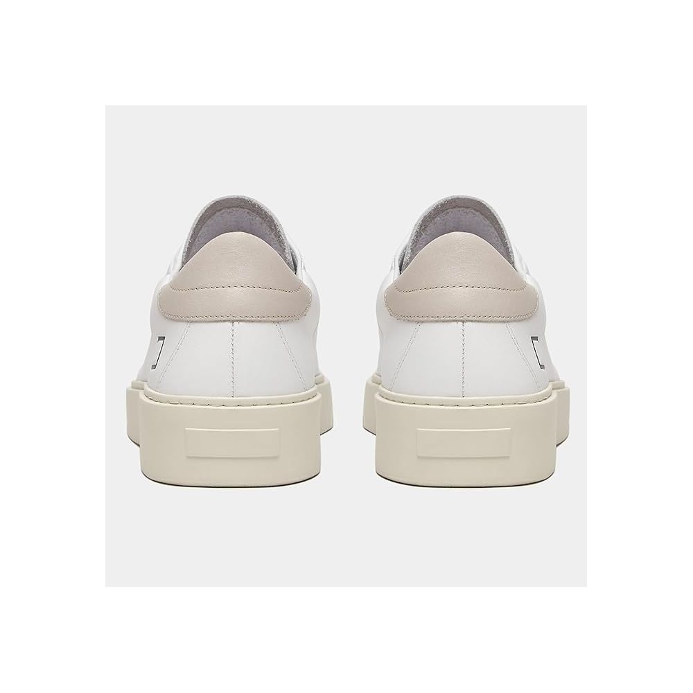 D.A.T.E White Leather Sneaker -   -  D.A.T.E.