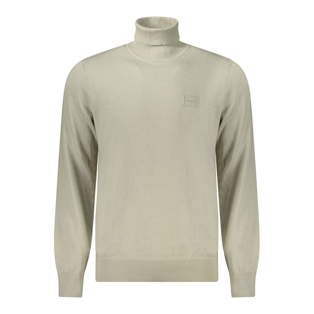 Hugo Boss Beige Cotton Men Sweater -   -  Hugo Boss.